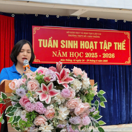 Tuyên Truyền BHYT Học Sinh Tại THPT Số 1 Bảo Thắng